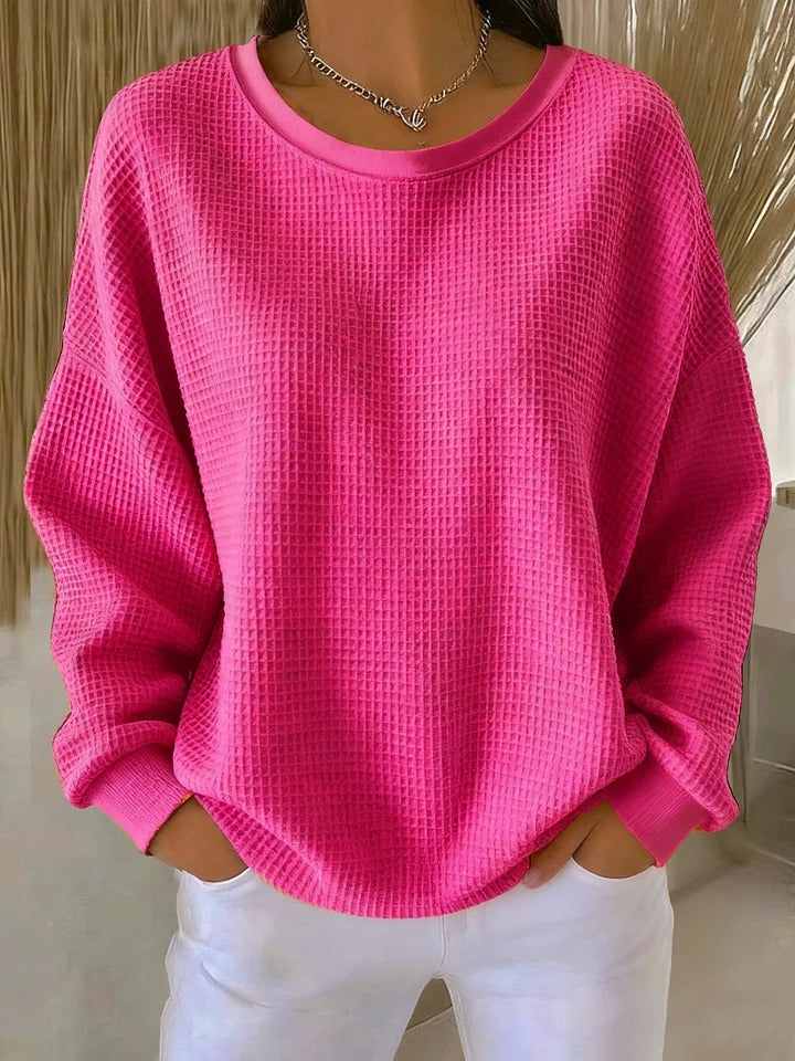 Scarlet™ | Maglione in Maglia Waffle Confortevole