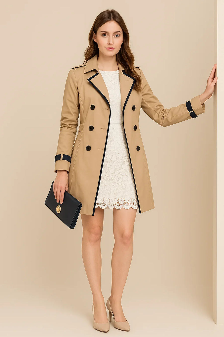 Beatrice™ Cappotto Elegante Doppiopetto