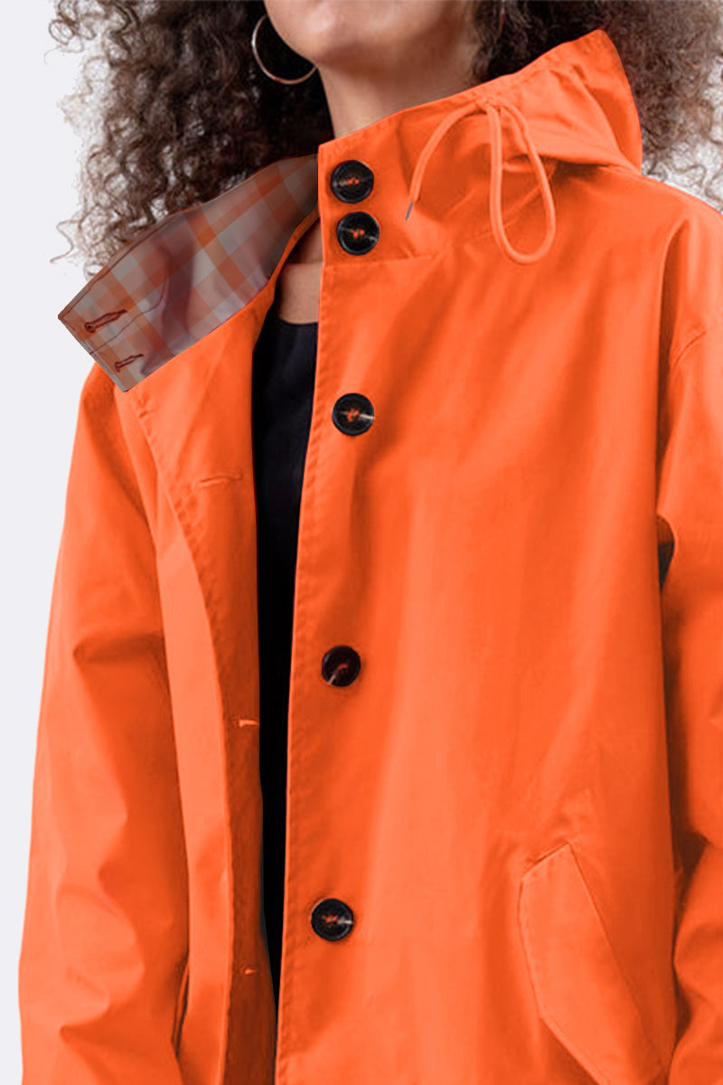 Rachel™ Water-Resistant Oversized Hooded Windbreaker
