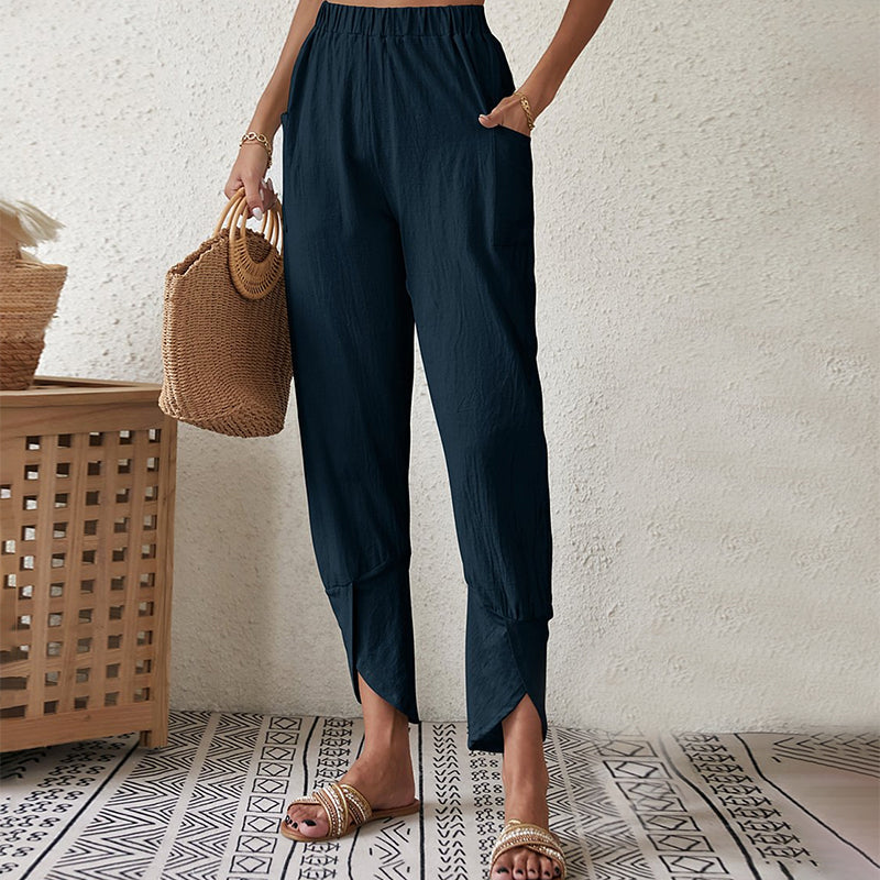 Essari - Pantaloni con Orlo Grezzo